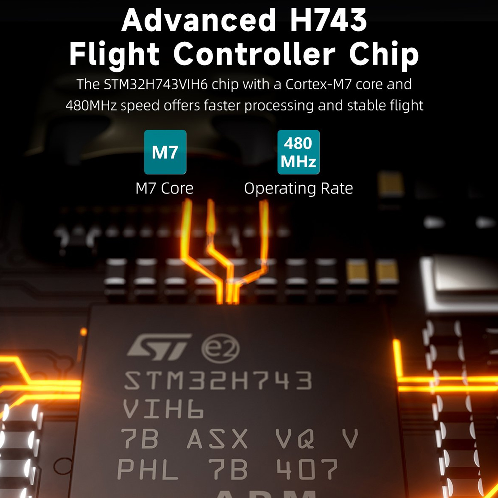 GEPRC TAKER H743 BT 8Bit 80A S - Rc Helicopter Case recensie en prijs