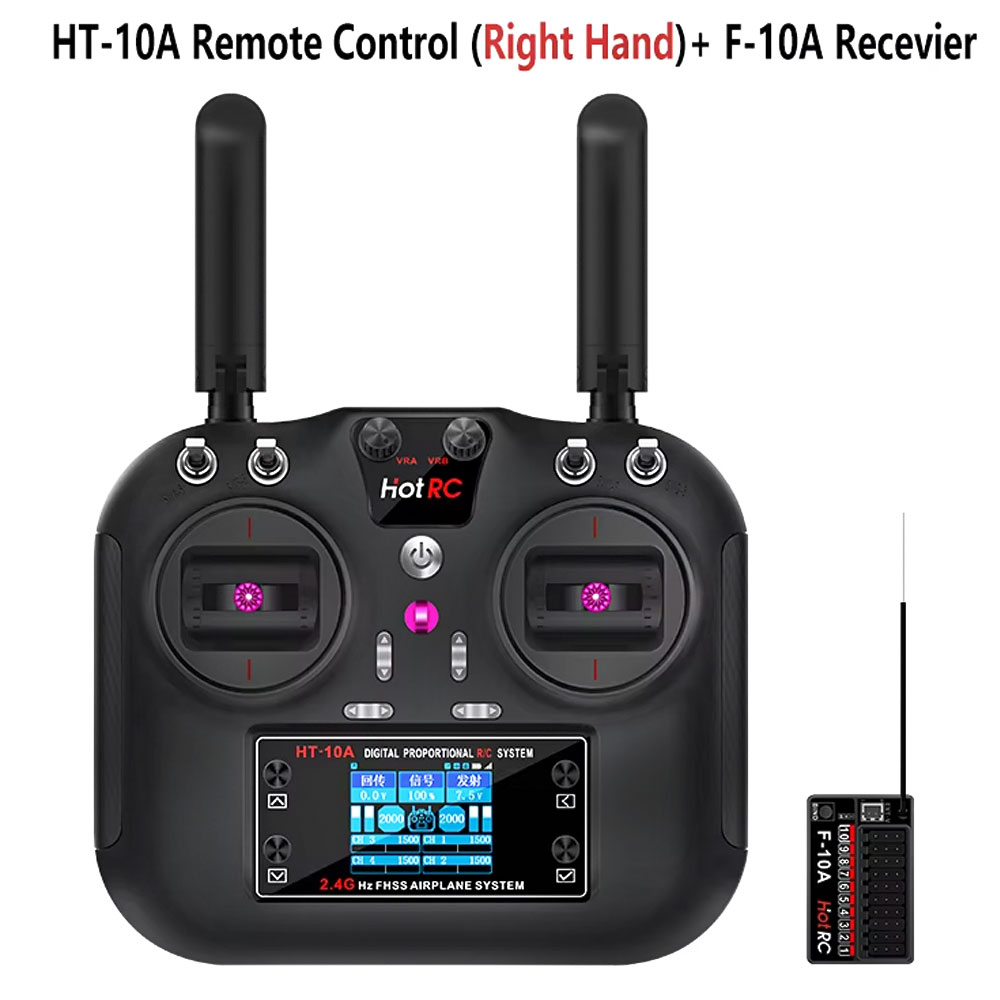 Hotrc HT-10A 2.4G 10CH zender  - Rc Helicopter Motor recensie en prijs