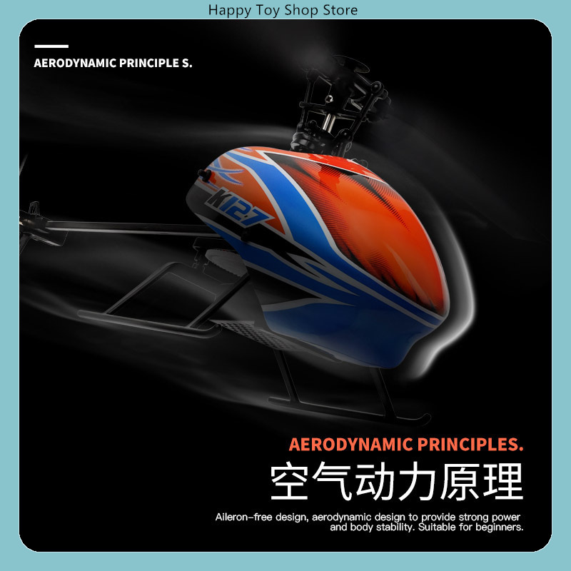 WLtoys XK K127 4CH Flybarless  - Rc Helicopter Gyro recensie en prijs
